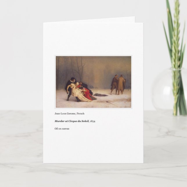 CARTE D'ANNIVERSAIRE CIRQUE DU SOLEIL (Devant)