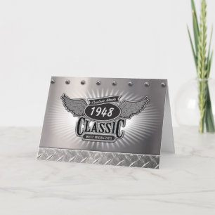 Carte d'anniversaire classique sur mesure