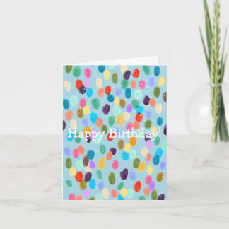Carte d'anniversaire colorée et joyeuse