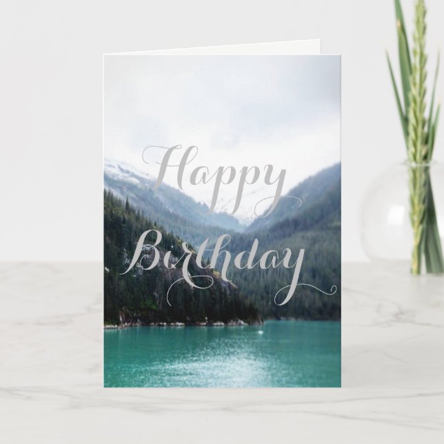 Carte d'anniversaire Couches bleues (Devant)