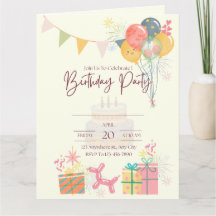Carte d'anniversaire Cozy 