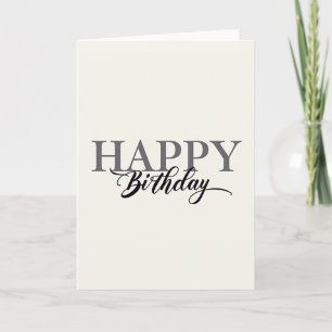 Carte d'anniversaire Creamy Joyful