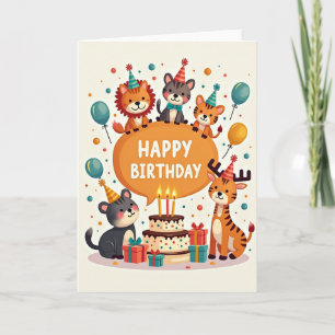 Carte d'anniversaire Cub Celebration