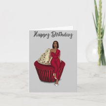 Carte d'anniversaire Cupcake