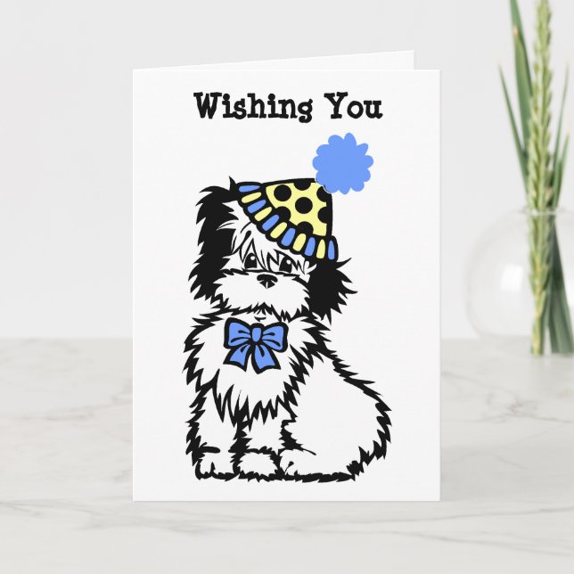 Carte d'anniversaire Cute Doggie (Devant)