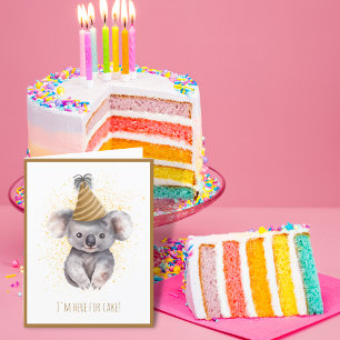 Carte d'anniversaire Cute Koala