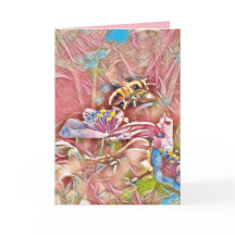 CARTE D'ANNIVERSAIRE D'ABEILLE