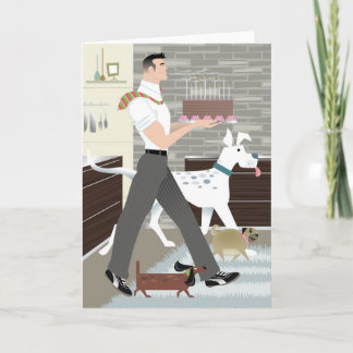 Carte d'anniversaire Daddy Cake