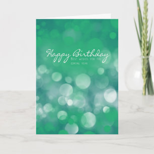 Carte d'anniversaire d'affaires, meilleurs voeux