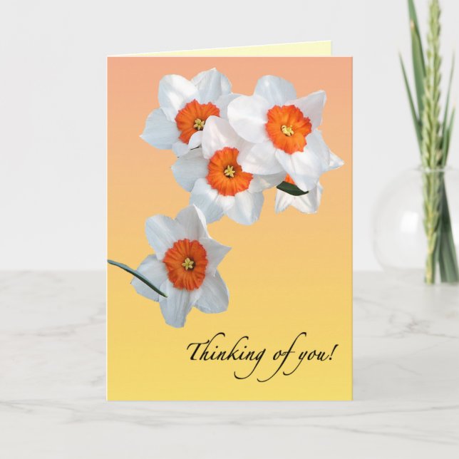 Carte d'anniversaire Daffodil (Devant)