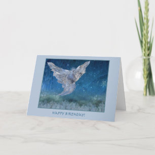 Carte d'anniversaire d'ange (avec écritures)