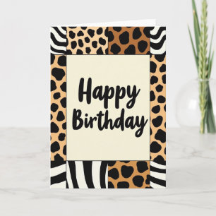 Carte d'anniversaire d'animal joueur