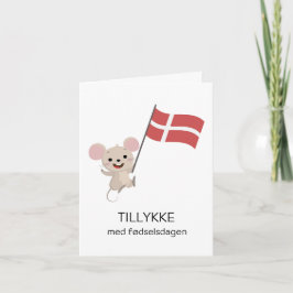 Carte d'anniversaire danoise - Tillykke med fødsel