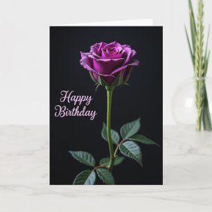 Carte d'anniversaire Dark Bloom