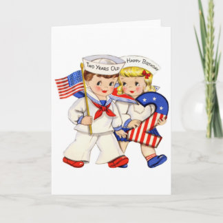 Carte d'anniversaire de 2 ans