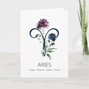 Carte d'anniversaire de Aries