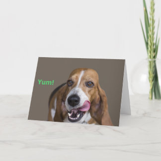 Carte d'anniversaire de Basset Hound Dog