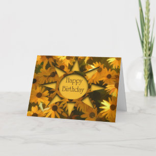 Carte d'anniversaire de Black Eyed Susans