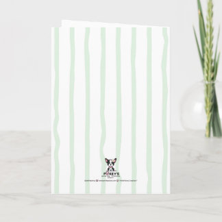 Carte d'anniversaire de Boston Terrier