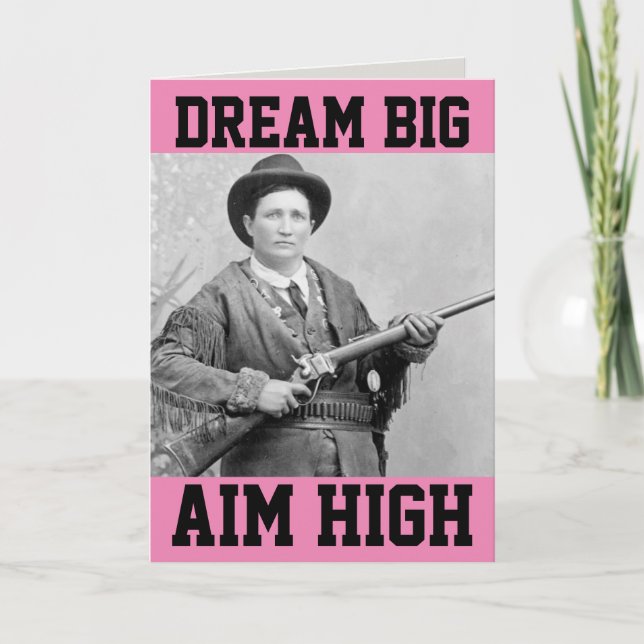 CARTE D'ANNIVERSAIRE DE CALAMITY JANE (Devant)