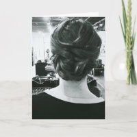 Carte d'anniversaire de coiffeur