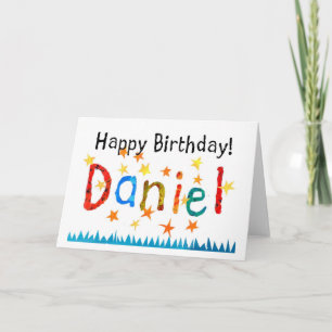 Carte d'anniversaire de "Daniel"