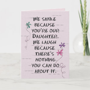 Carte d'anniversaire de fille avec fleurs pailleté