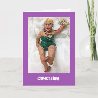 Carte d'anniversaire de fille de margarita
