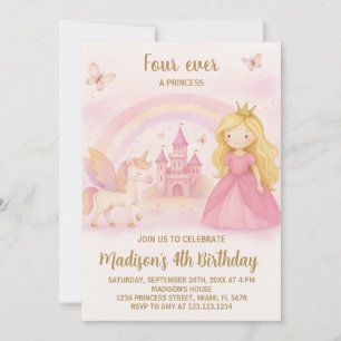Carte d'anniversaire de fille moderne modifiable