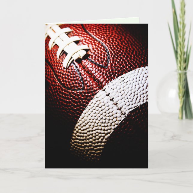 Carte d'anniversaire de football (Devant)