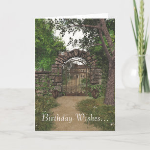 Carte d'anniversaire de Garden Gate