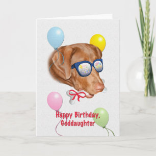 Carte d'anniversaire de Godgirl avec Labrador Retr