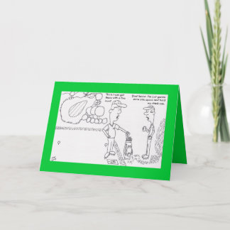 Carte d'anniversaire de golf