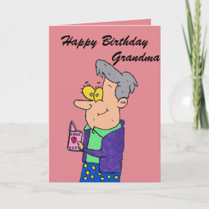 Carte d'anniversaire de grand-maman