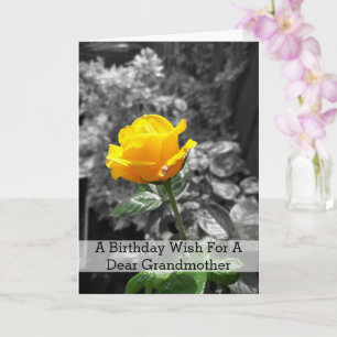 Carte d'anniversaire de grand-mère personnalisée R