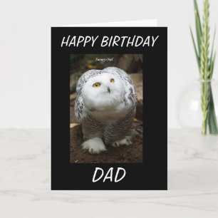 CARTE D'ANNIVERSAIRE DE HIBOU DE MILOU