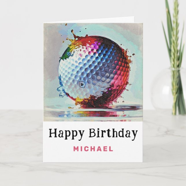 *~* Carte d'anniversaire de la balade en métal hum (Devant)