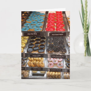 CARTE D'ANNIVERSAIRE DE LA BOUTIQUE DONUT