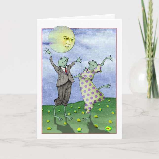 Carte d'anniversaire de la danse du soleil (Devant)