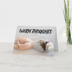 CARTE D'ANNIVERSAIRE DE LA FILLE DE BEACH BARE BUT