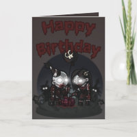 Carte d'anniversaire de la partie 2011 de zombi