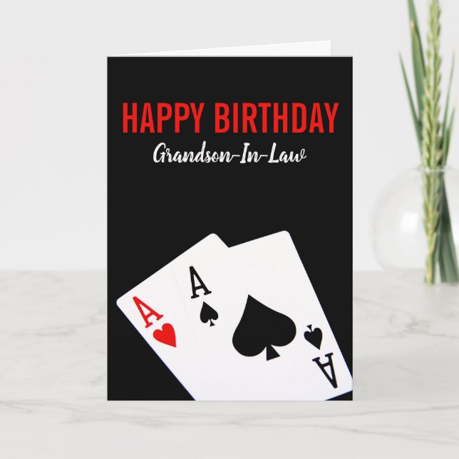 Carte d'anniversaire de la petite-belle-famille (Devant)