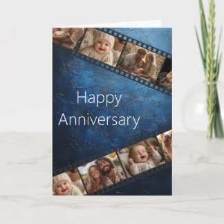 Carte d'anniversaire de la photo de la bande de fi