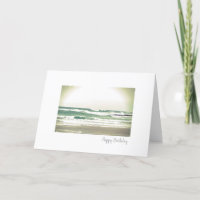 Carte d'anniversaire de la photographie de surf