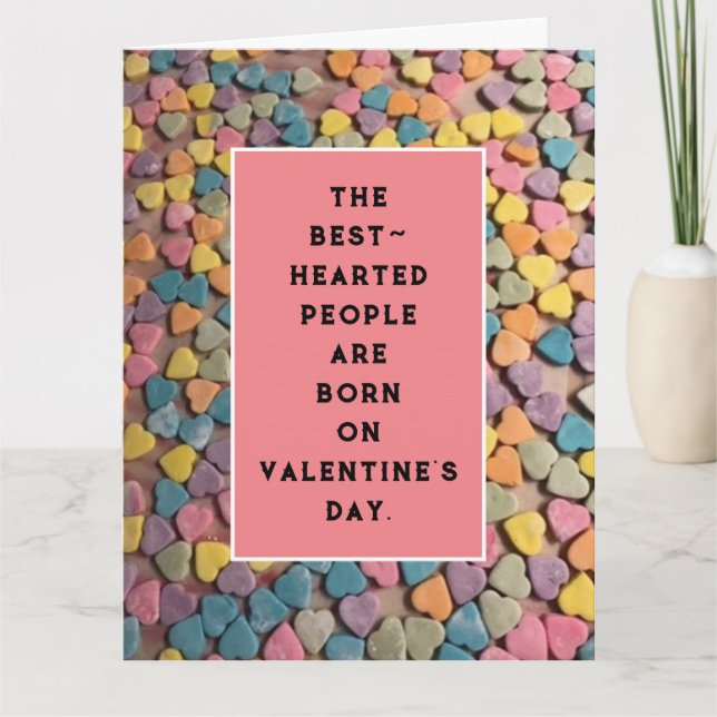 Carte d'anniversaire de la Saint-Valentin (Devant)