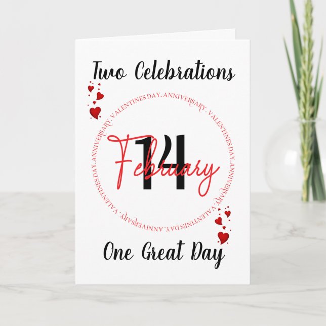 Carte d'anniversaire de la Saint-Valentin (Devant)