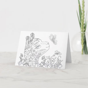 Carte d'anniversaire de l'Alpaca pour adultes