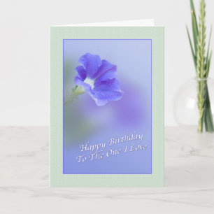 Carte d'anniversaire de l'amoureux avec Petunia