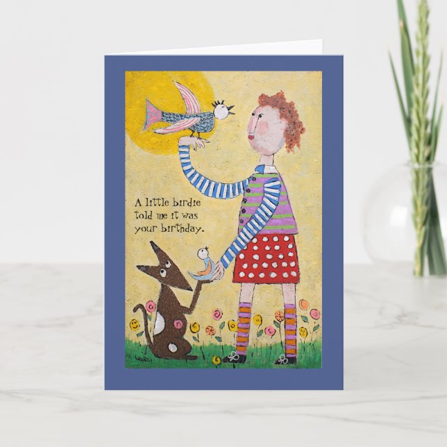 Carte d'anniversaire de l'école de pilotage (Devant)