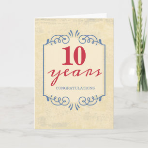 Carte d'anniversaire de l'employé universel d'anné